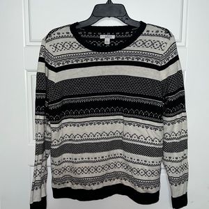 Black/White Holiday sweater